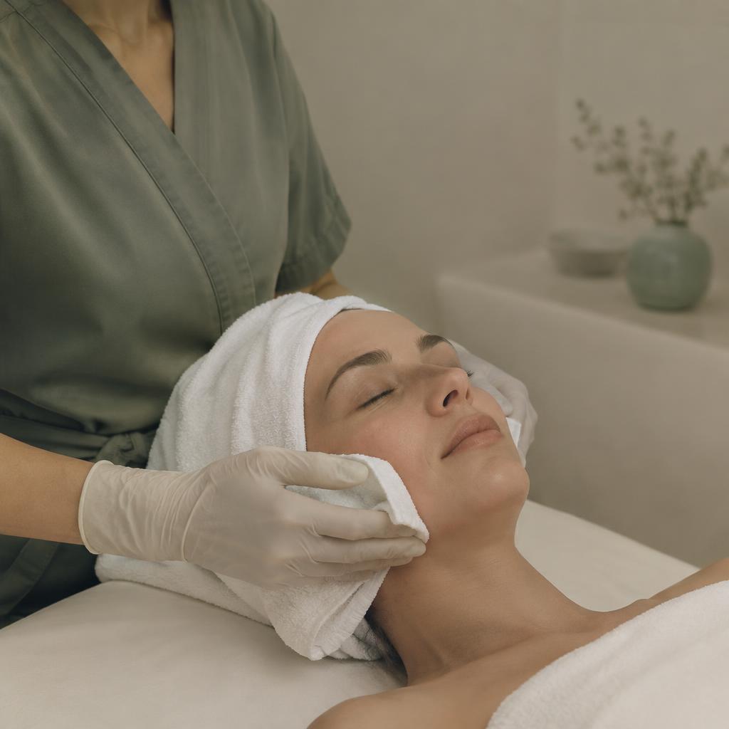 Radiance facial detail at Studio Nila
